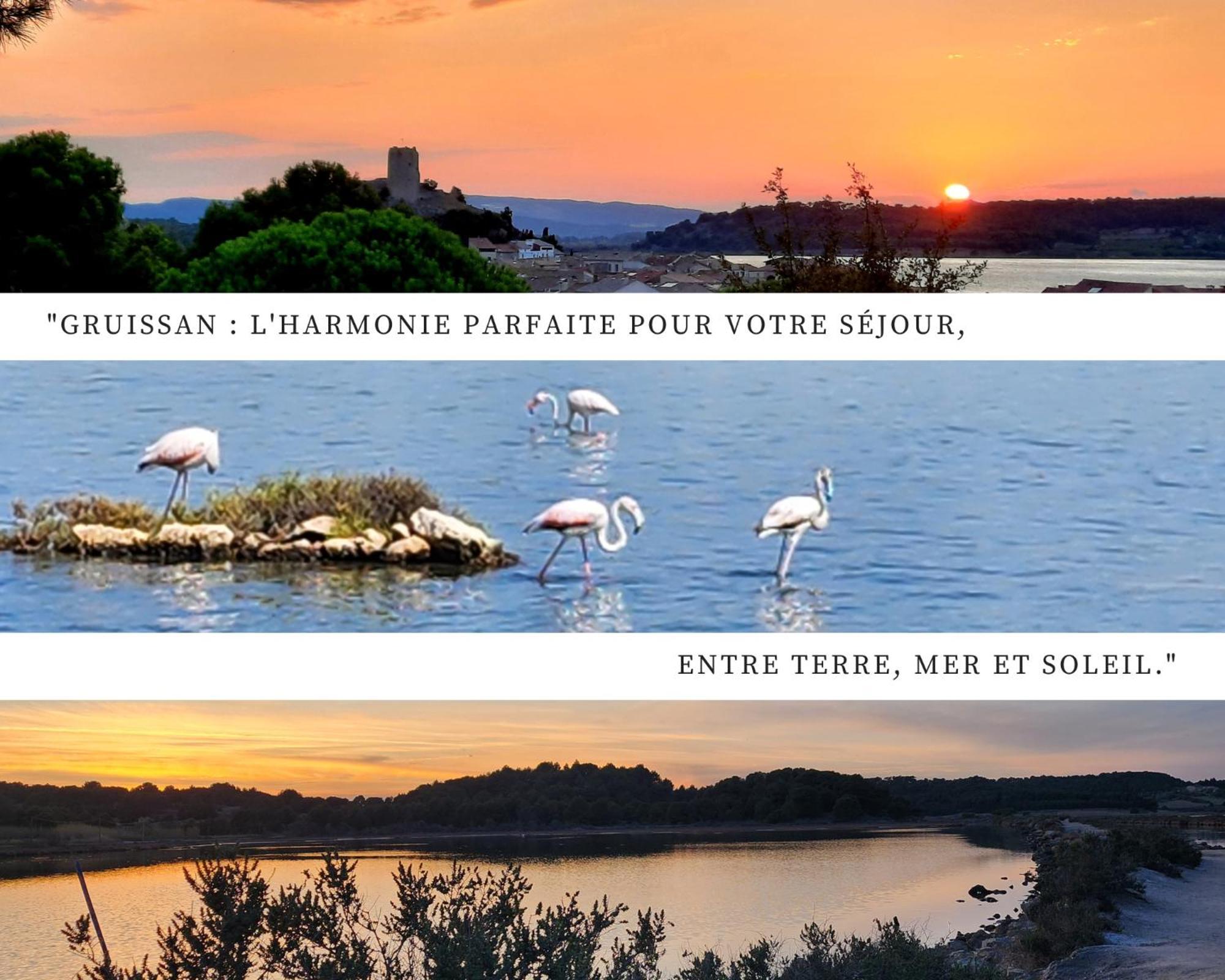 - L'Horizon Bleu - Cocon Romantique Avec Vue Mer Panoramique Gruissan Eksteriør bilde